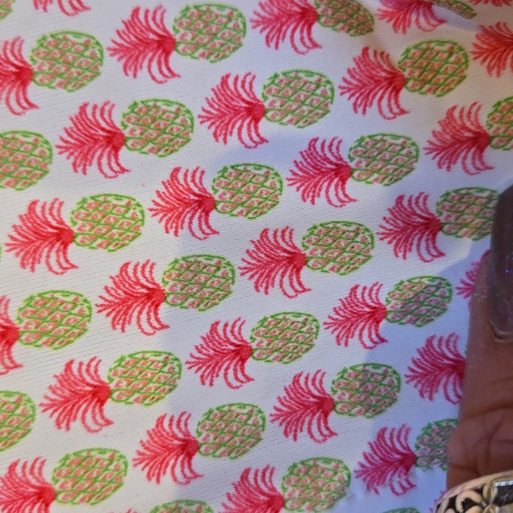 Fairway & Greene Pink/Green Pineapple Leisure/Active/Golf Skort - Picture 10 of 10